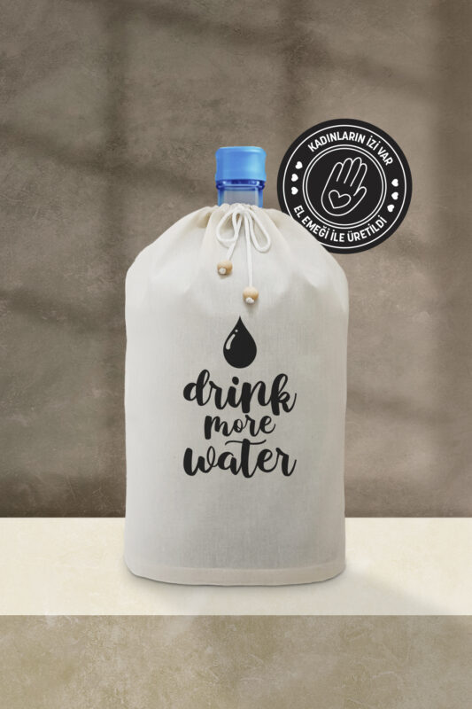 Drink More Water Baskılı Damacana Kılıfı