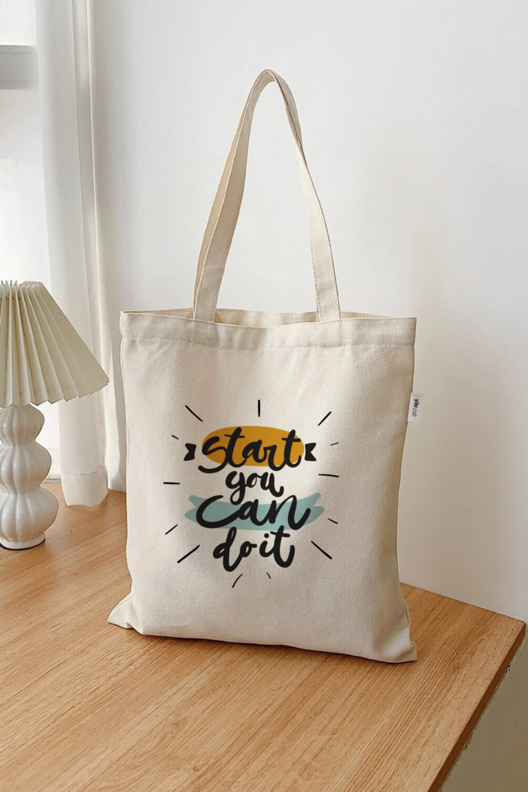 Start You Can Do It Kanvas Bez Çanta