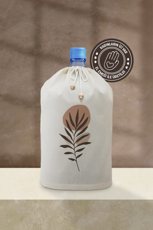 Soyut Zeytin Dalı Baskılı Damacana Kılıfı